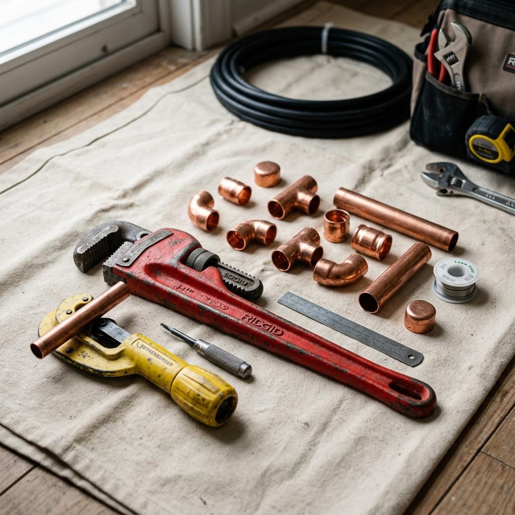 Professional plumbing tools